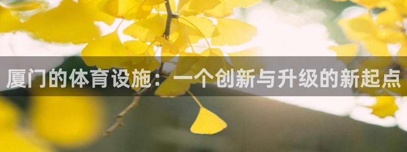 意昂体育4招商电话：厦门的体育设施：一个创新与升级的