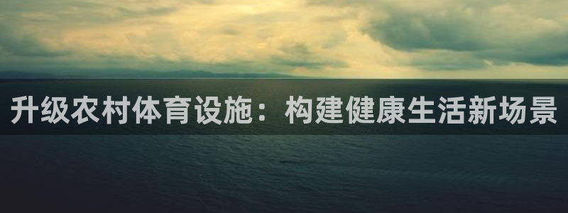 意昂平台体育：升级农村体育设施：构建健康生活新场景