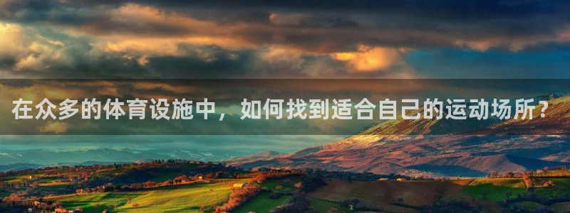 意昂4集团官网网址：在众多的体育设施中，如何找到适合