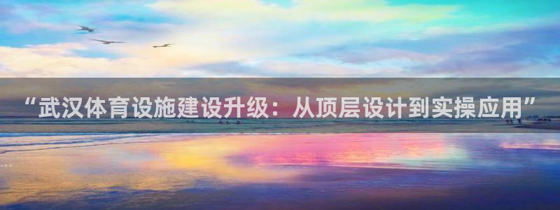 意昂体育4平台注册流程视频：“武汉体育设施建设升级：从顶层设