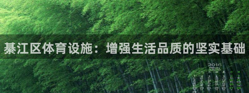意昂体育4招商电话地址查询：綦江区体育设施：增强生活品质的坚 